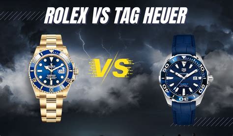 rolex submariner vs tag heuer|Rolex Vs. TAG Heuer Watches (EVERYTHING You Should Know).